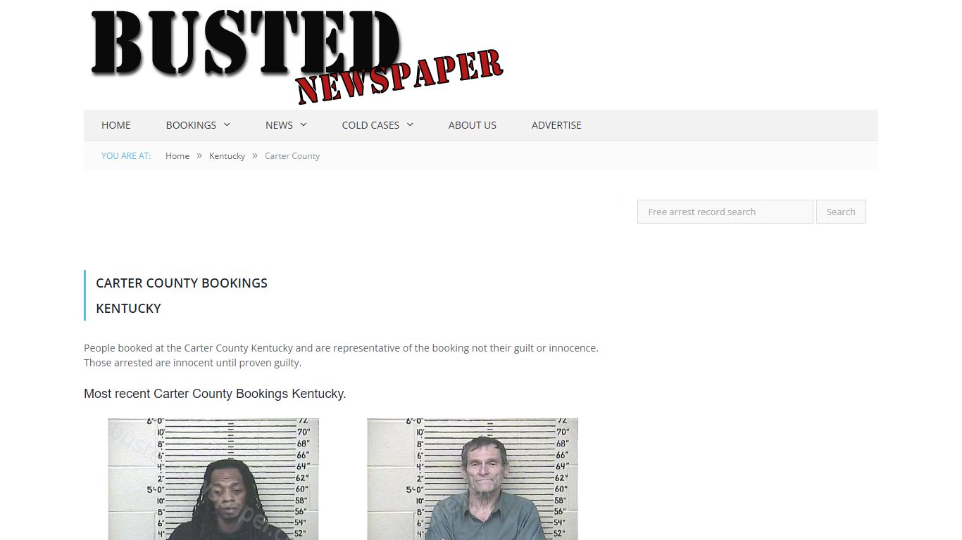 Carter County, KY Mugshots - BUSTEDNEWSPAPER.COM